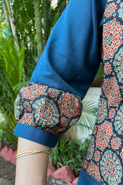 Lata Cotton Kurta (With Add - on Bottom )