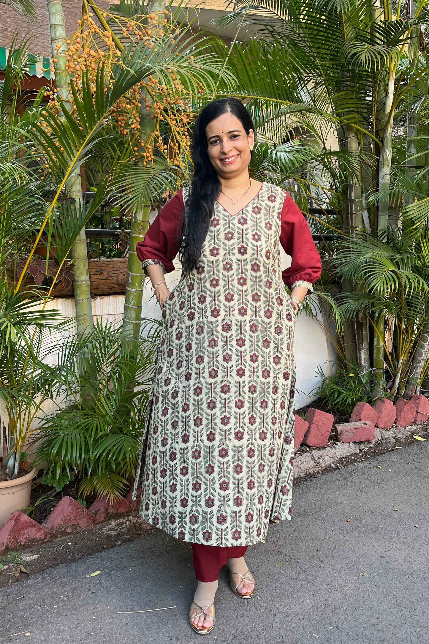 Sarita Block Printed Cotton Kurta