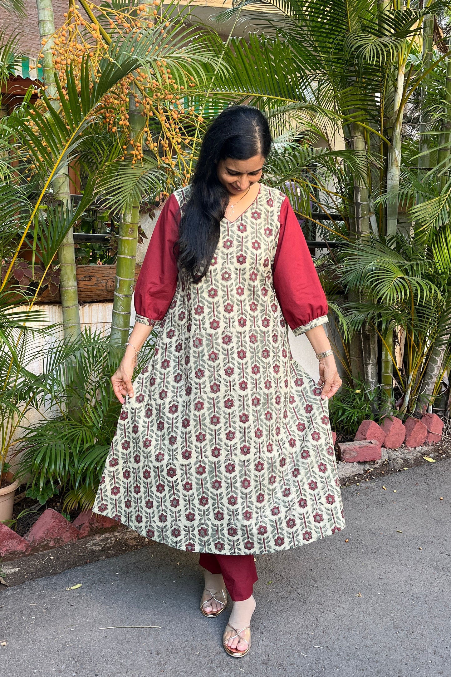 Sarita Block Printed Cotton Kurta