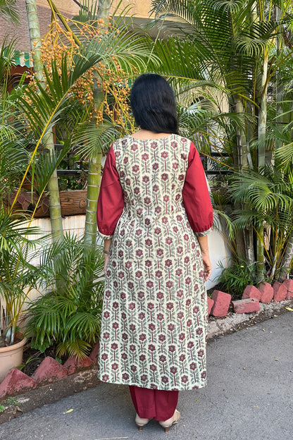 Sarita Block Printed Cotton Kurta