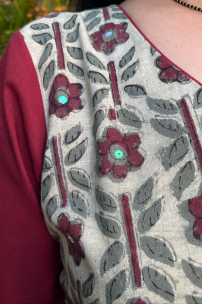 Sarita Block Printed Cotton Kurta