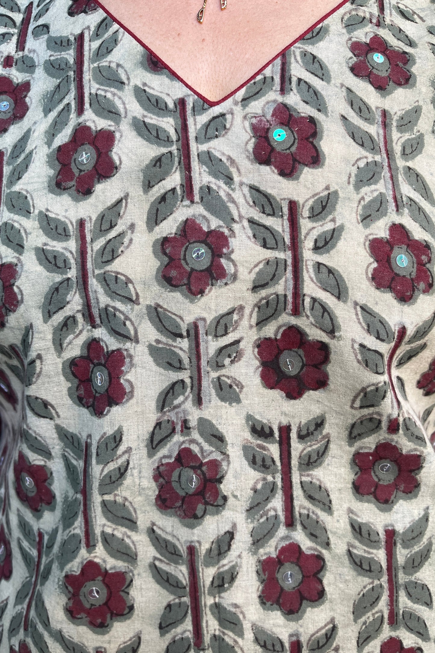 Sarita Block Printed Cotton Kurta