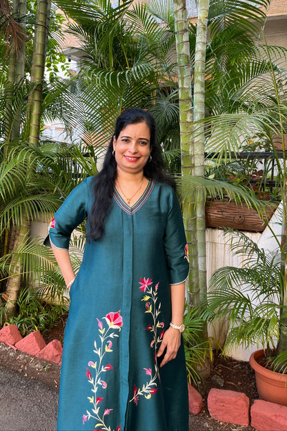 Cotton Silk Kurta for Women