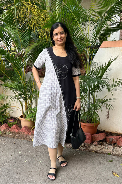 Madhu Ikkat Cotton Dress