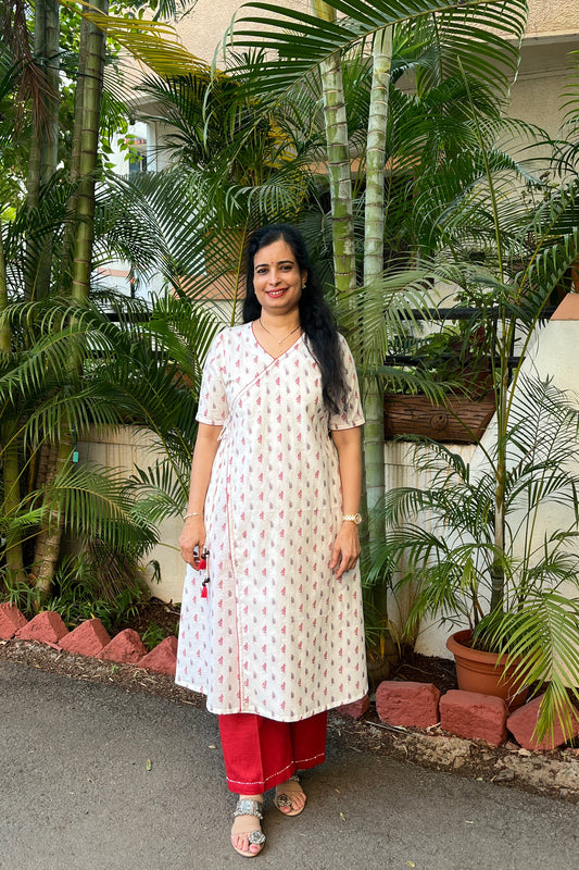 Meera Cotton Kurta (With Add - on Bottom )