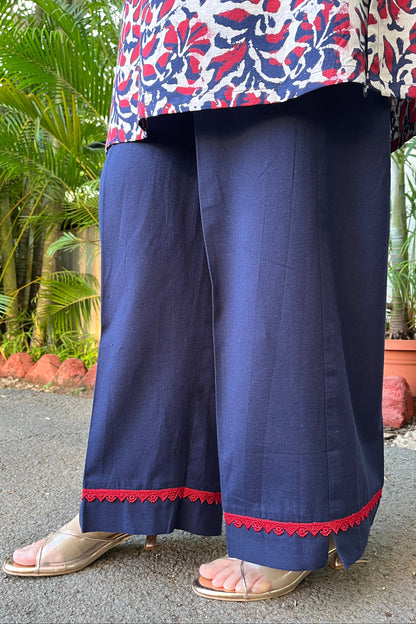 Neena Block Printed Cotton Kurta (With Add - on Bottom)