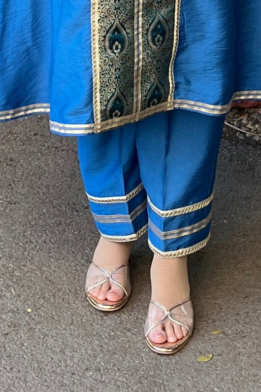 Radhika Cotton Silk Kurta(Bottom)