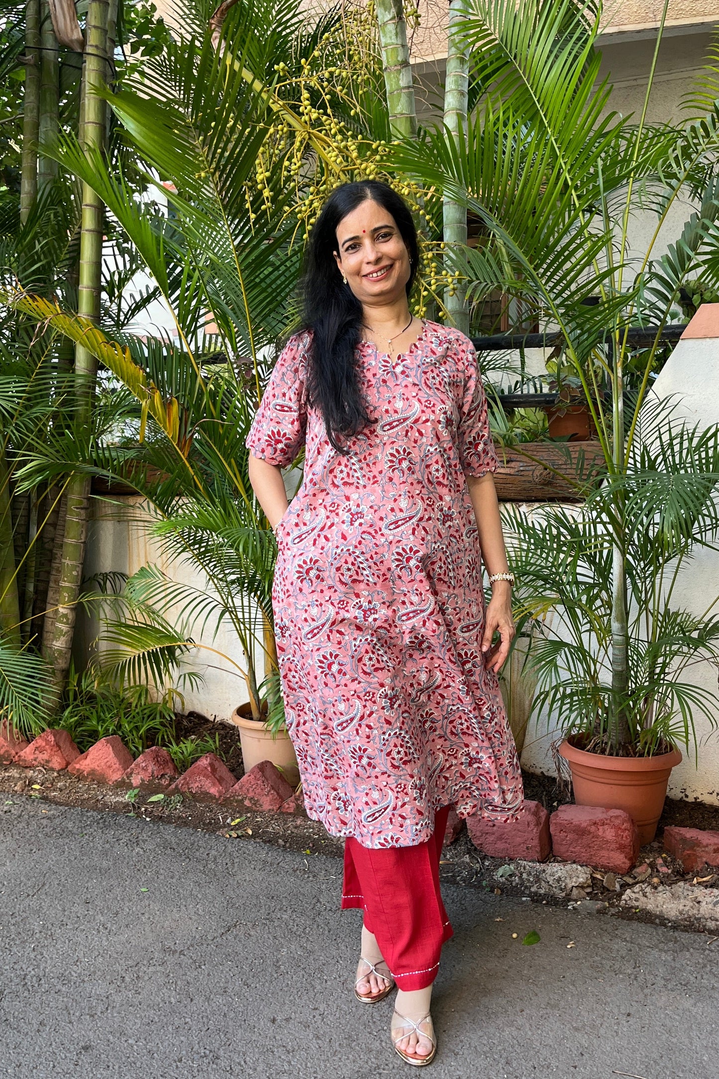 Sanika Block Print Cotton Kurta