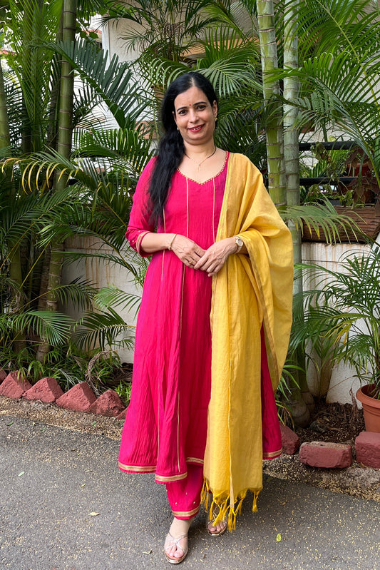 Buy silk kurta set for women
