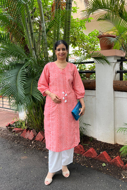 Yashika Bandhani Print Kurti