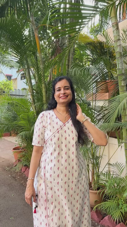 Meera Cotton Kurta (With Add - on Bottom )