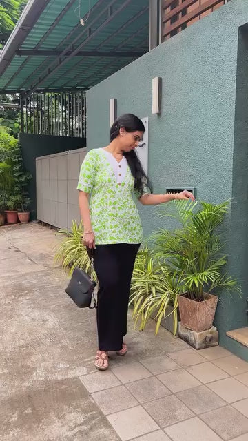 Ekta Kantha Cotton Top