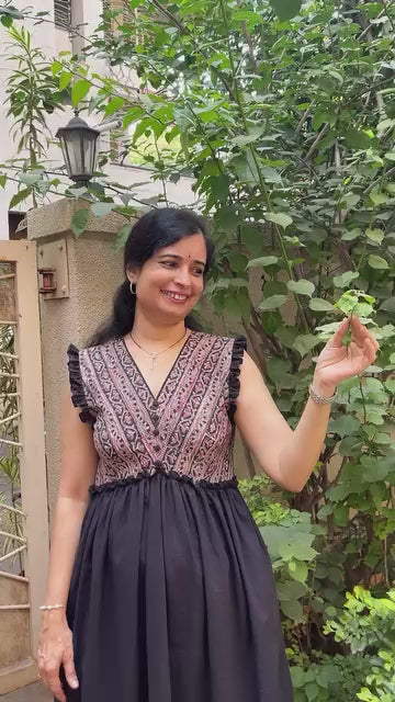 Mihika Cotton Gather Dress