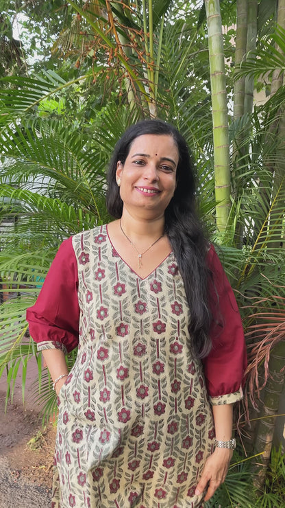 Sarita Block Printed Cotton Kurta