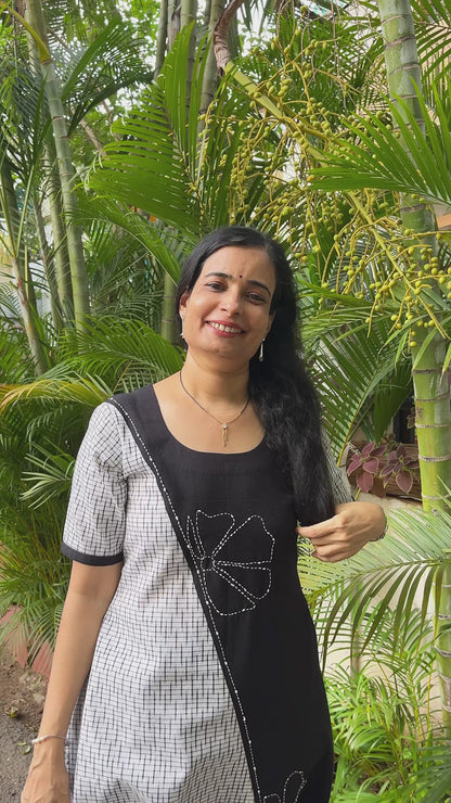 Madhu Ikkat Cotton Dress